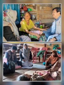 Senyum Bahagia Nenek Bollo dan Jenne Menyambut Baznas