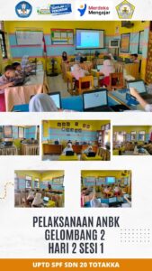 Siswa SDN 20 Totakka Antusias Ikuti ANBK Hari Kedua