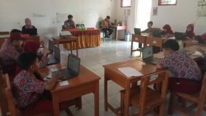 Antusiasme Warnai Hari Kedua ANBK SDN 6 Ujung Baru