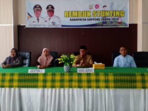 Soppeng Perkuat Komitmen Penurunan Stunting Terintegrasi Melalui Rembuk Stunting 2024