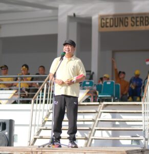 Bupati Soppeng Pimpin Gerak Jalan Santai Sambut HUT Kemerdekaan ke 79
