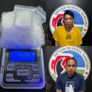 2 Pengedar Sabu Di Ringkus Satnarkoba Dengan 1 Ball Barang Bukti