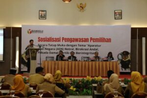 Bawaslu Bone Lakukan Sosialisasi Pengawasan Pemilihan Dengan Aparatur Sipil Negara