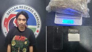 Belanja OnLine 100 Gram Ganja, Warga Bajoe Diamankan Satres Narkoba Polres Bone