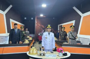 Soppeng Terhubung Langsung ke Pusat Pemerintahan: Bupati Suwardi Ikuti Rapat Kerja Mendagri Secara Virtual