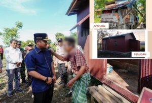 Gubernur Sulsel Serahkan Bantuan Bedah Rumah Warga Kurang Mampu di Barru