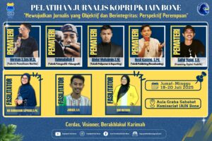 Perempuan dan Jurnalisme: KOPRI PK IAIN Bone Gelar Pelatihan untuk Cetak Jurnalis Berintegritas