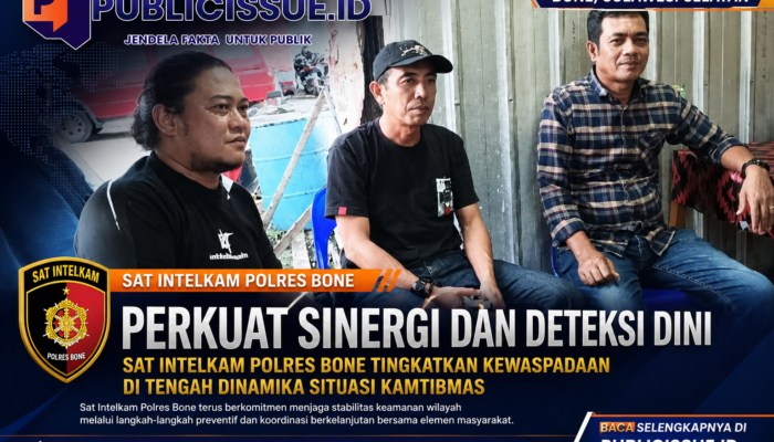 Pengamanan Humanis Satintelkam Polres Bone Sukses Cegah Konflik Pilkades PAW