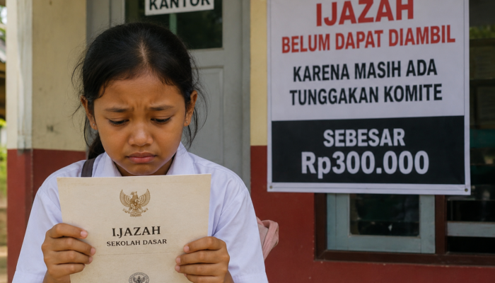 Tangis Siswa Soppeng, Tak Punya Uang, Ijasa pun Ditahan 