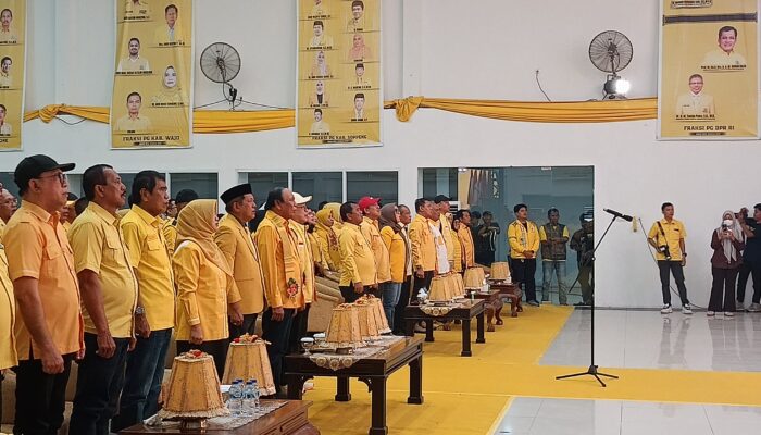 Konsolidasi Golkar di Soppeng, Muhidin M. Said ungkap Pemilihan Ketua Secara Aklamasi