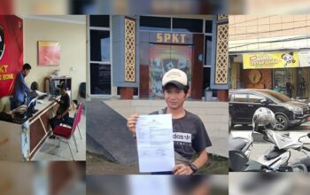 Jukir Korban Dugaan Penganiayaan Pengemudi Mobil Dinas Resmi Melapor ke Polres Bone