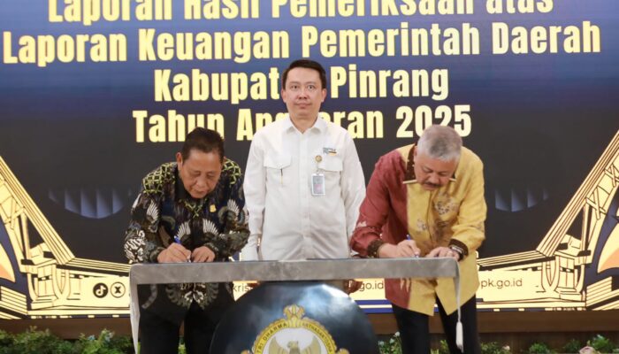 Tak Tergoyahkan, Pinrang Lagi-Lagi Raih Opini WTP dari BPK