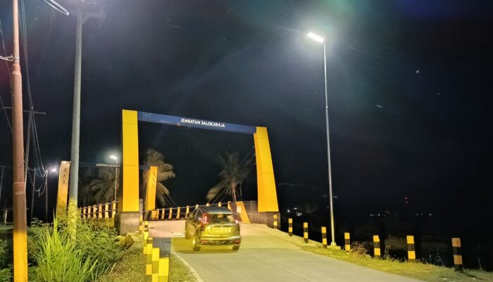 Aroma Tak Sedap di Proyek Jembatan Salokaraja: Anggaran Lampu ratusan juta , Fisiknya Cuma Dua Unit