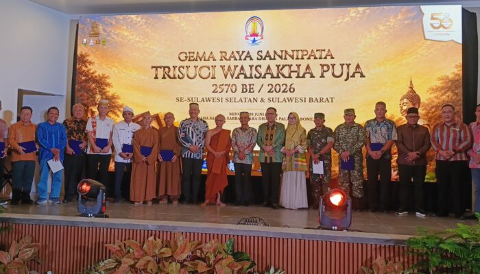 Waisak Akbar Sulselbar Menggema di Bone, Bupati Serukan Harmoni dan Toleransi