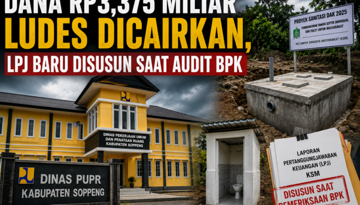 Dana Rp3,375 Miliar Ludes Dicairkan, LPJ Baru di Susun Saat BPK Mengaudit