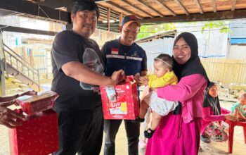 IWO Pinrang Gandeng Dinsos dan Tagana, Salurkan Bantuan untuk Perempuan dan Anak Kurang Mampu
