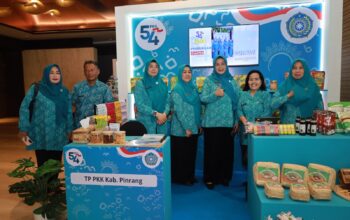 TP PKK Pinrang Dorong UMKM dan Perkuat Kesehatan Ibu Hamil, Lampaui Target Rekor MURI MMS