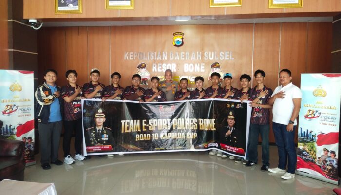 Selamat Berjuang, Team E-Sport Polres Bone Siap Harumkan Nama Bone di Kapolda Cup