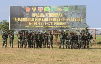 TMMD ke-129 Hadir di Desa Tanratuo, Bupati Irwan Dorong Percepatan Pembangunan Hingga Pelosok