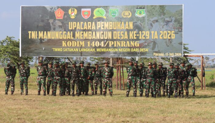 TMMD ke-129 Hadir di Desa Tanratuo, Bupati Irwan Dorong Percepatan Pembangunan Hingga Pelosok