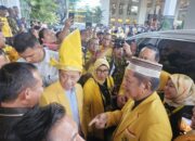 Bincang Serius Kaswadi Razak-Bahlil Lahadalia Jadi Momen Paling Disorot di Musda Golkar Sulsel