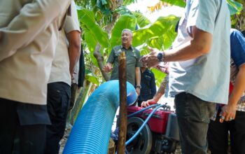 Hadapi Kemarau Panjang, Bupati Pinrang Pastikan Petani Tetap Dapat Suplai Air Irigasi