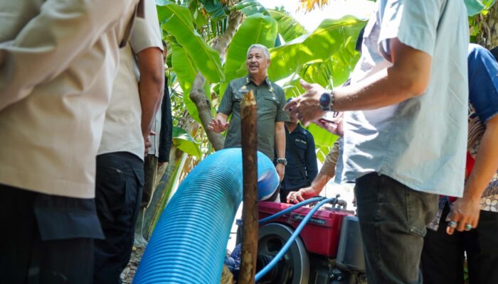 Hadapi Kemarau Panjang, Bupati Pinrang Pastikan Petani Tetap Dapat Suplai Air Irigasi