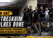 Tim URC SatReskrim Polres Bone Berhasil Ungkap Komplotan Pencuri Aset Gardu Induk PLN, Kerugian Negara Ditaksir Capai Rp3 Miliar