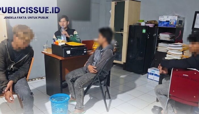 Tiga Terduga Pelaku Pengeroyokan Anak Di Bone Diamankan URC Sat Reskrim