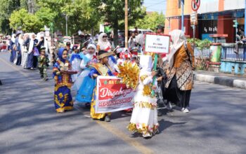 Semarak HUT RI ke-81, Karnaval TK-PAUD di Pinrang Kenalkan Cinta Tanah Air Sejak Dini