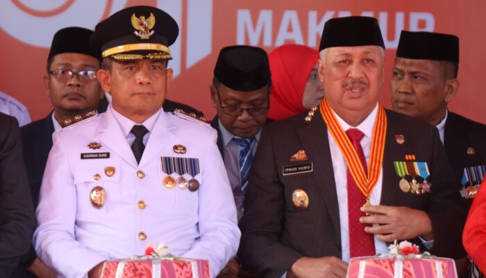 Penurunan Bendera Tutup Rangkaian HUT RI ke-81 di Pinrang, Wabup Sudirman: Semangat Kemerdekaan Harus Terus Dijaga