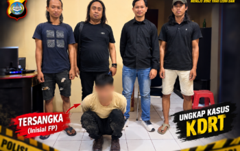 Mengaku Wartawan, Terduga Pelaku Bakar Istri Sempat Bersitegang Dengan Aparat