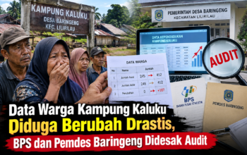 Data Warga Kampung Kaluku Diduga Berubah Drastis, BPS dan Pemdes Baringeng Didesak Audit